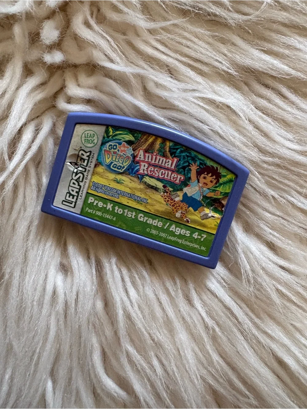 Leap Frog Leapster 1 or 2 Learning Game Go Diego Go Nick Jr Leapfrog Cartridge